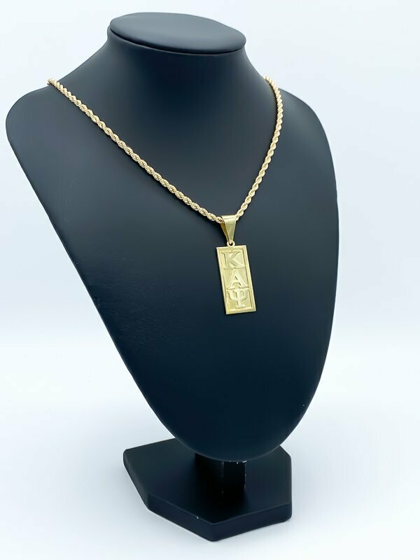 KAPPA ALPHA PSI MEDIUM CARTOUCHE - Gold Plated
