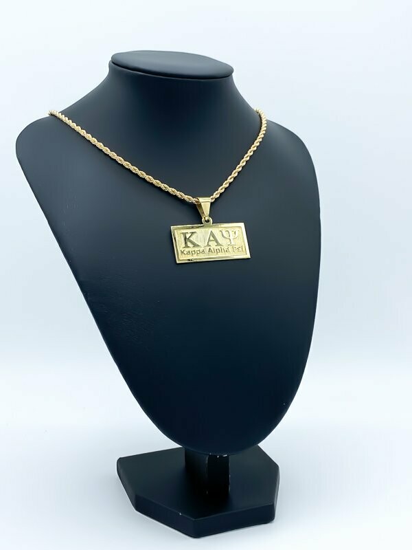 KAPPA ALPHA PSI MEDIUM HORIZONTAL PENDANT - Gold Plated