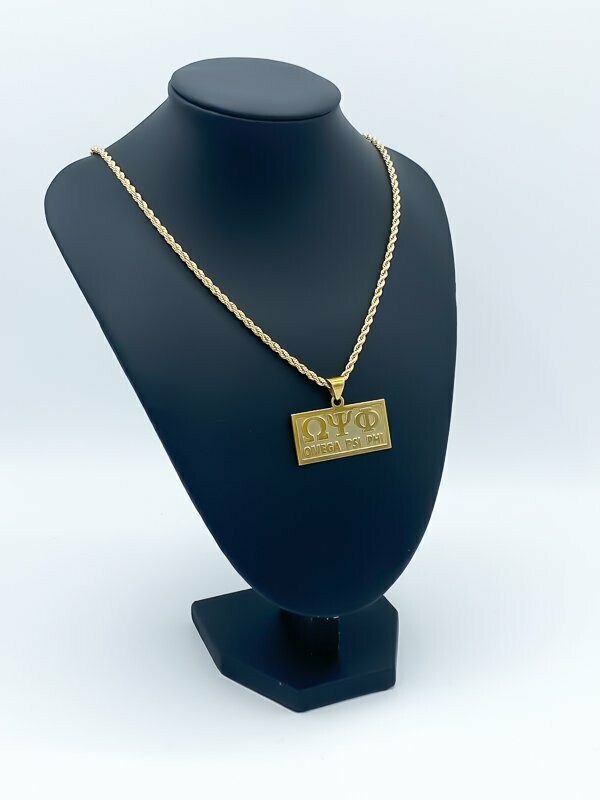 OMEGA MEDIUM PENDANT - Gold Plated