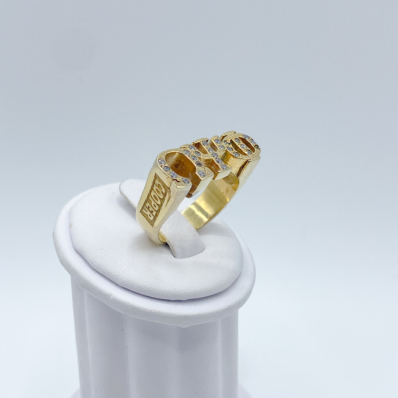 OMEGA PSI PHI SYMBOLS GOLD RING