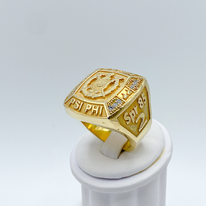 Handmade Gold Filled Dome Custom Your words in Elvish Tengwar, Wedding –  jringstudio