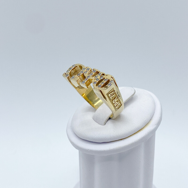 OMEGA PSI PHI SYMBOLS RING - Gold Plated