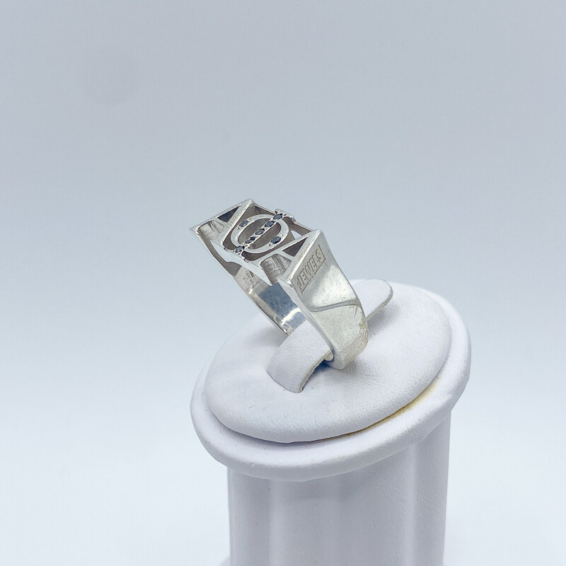 ALPHA PHI ALPHA SYMBOLS RING - Silver