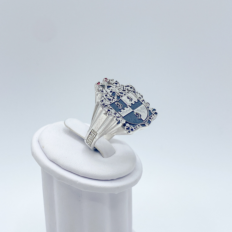 ALPHA PHI ALPHA SHIELD GOLD RING