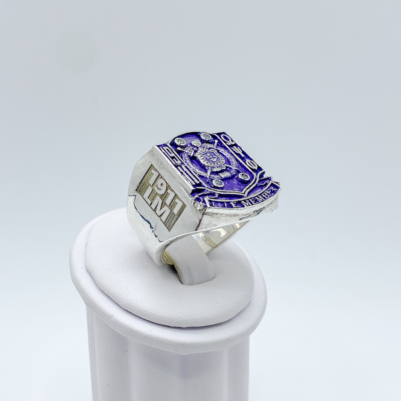 OMEGA LIFE MEMBER RING - Silver