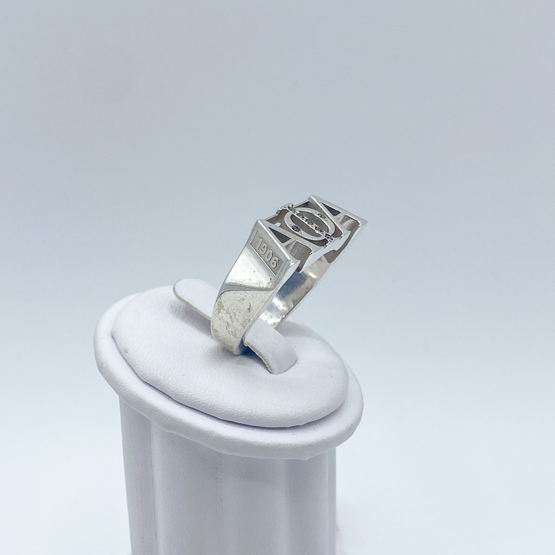 ALPHA PHI ALPHA SYMBOLS RING - Silver