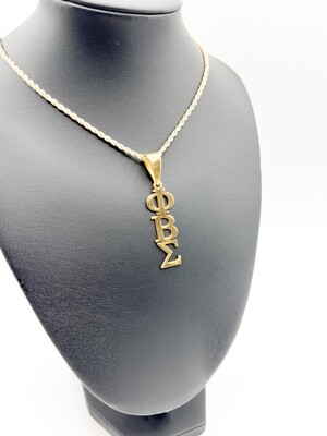 SIGMA OPEN PENDANT - Silver or Gold Plated
