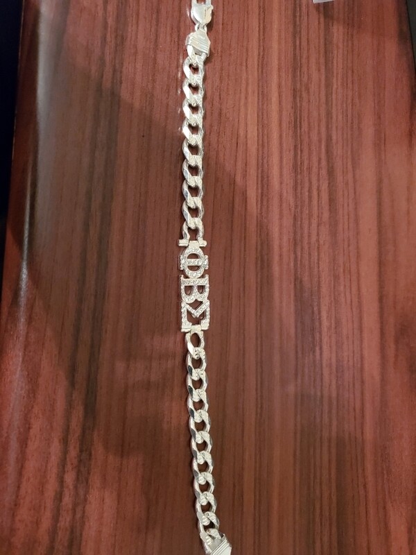 PHI BETA SIGMA SYMBOL BRACELET - Gold Plated