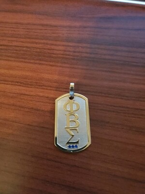 SIGMA DOG TAG - Silver or Gold Plated