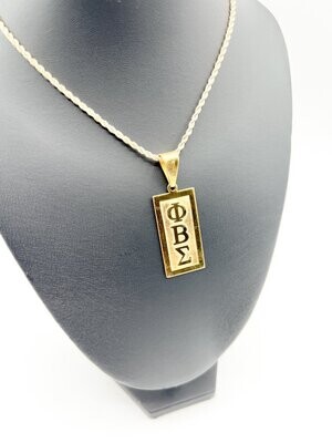 SIGMA CARTOUCHE - Silver or Gold Plated