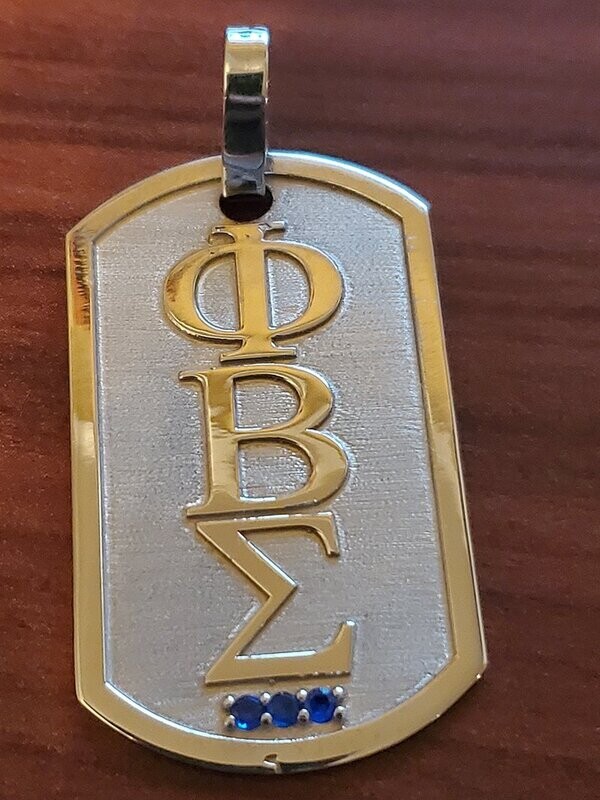 SIGMA TWO TONE GOLD PENDANT