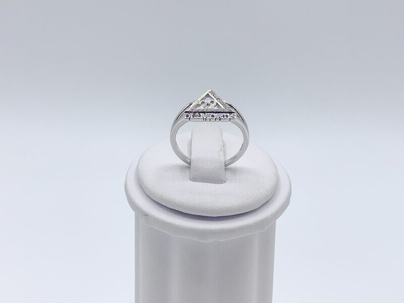 Delta Sigma Theta Pyramid Ring with Line Number & Name