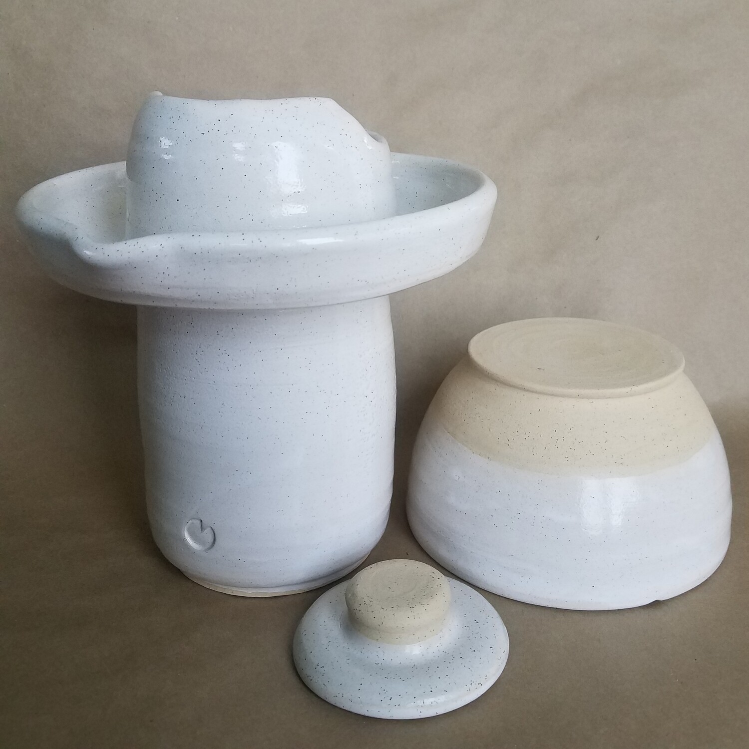 Pot de lacto-fermentation - 1l (9&#39;&#39;x7&#39;&#39;x7.5&#39;&#39;)