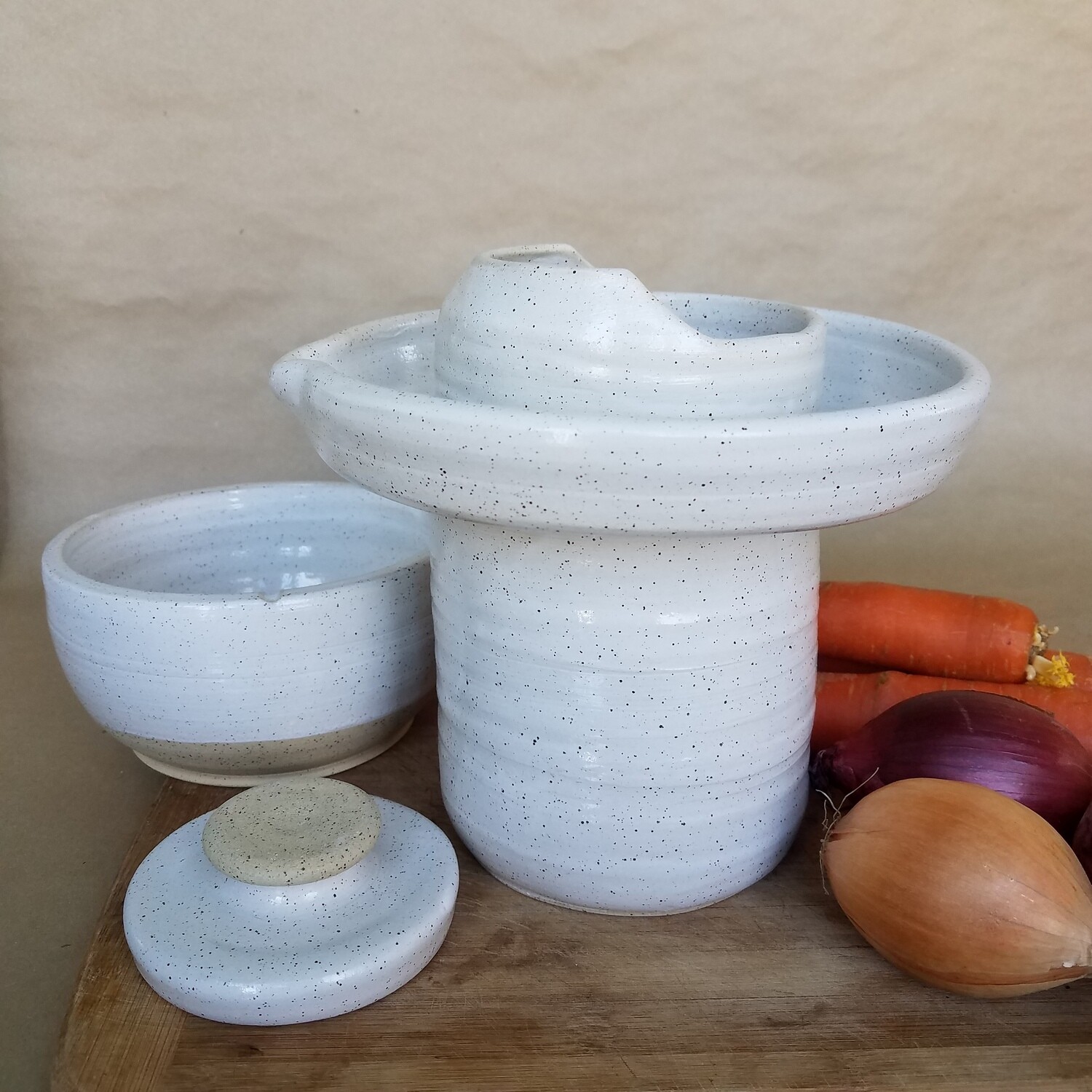 Pot de lacto-fermentation - 1l (8.25&#39;&#39;x7.5&#39;&#39;x8&#39;&#39;)