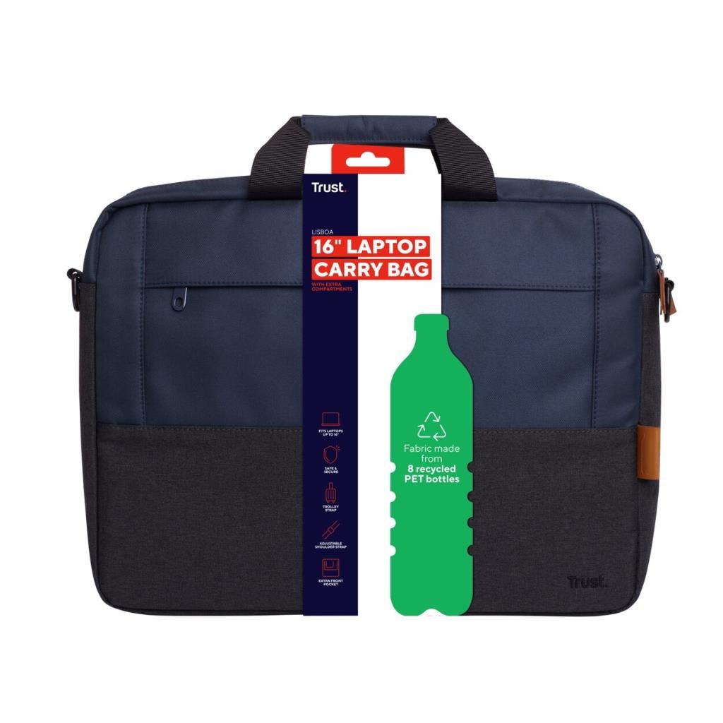 TRUST - Borsa notebook BOLOGNA BAG AND MOUSE SET-Green