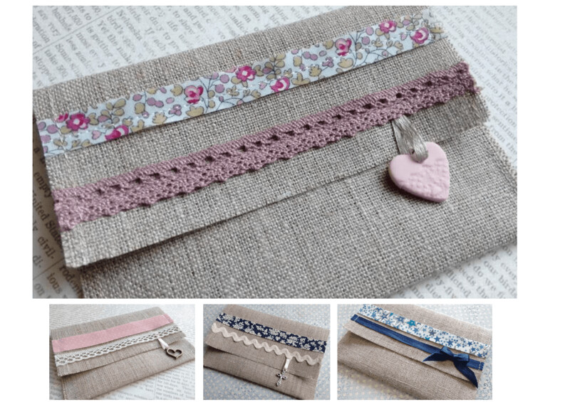 Faire part enveloppe lin