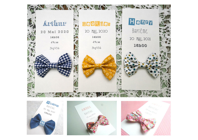 Faire part Noeud papillon