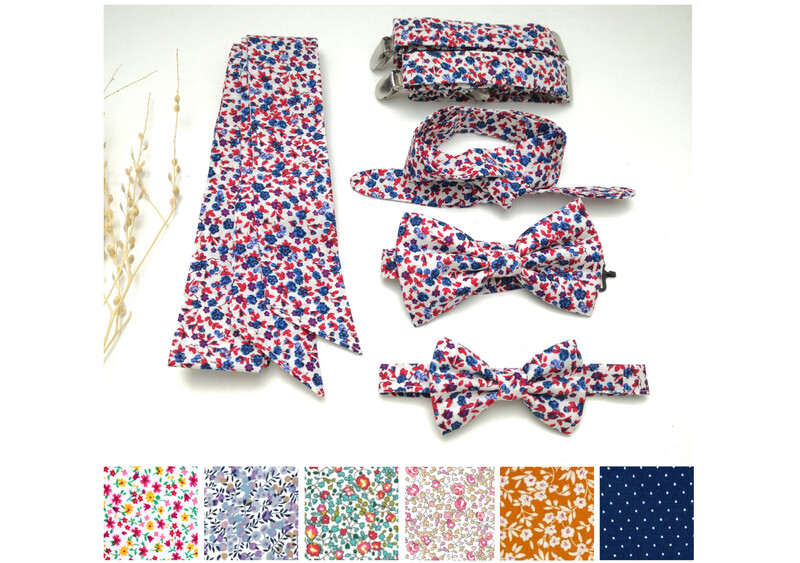 Coffret Accessoires Liberty -  personnalisable et sur mesure pour mariage, baptême, communion