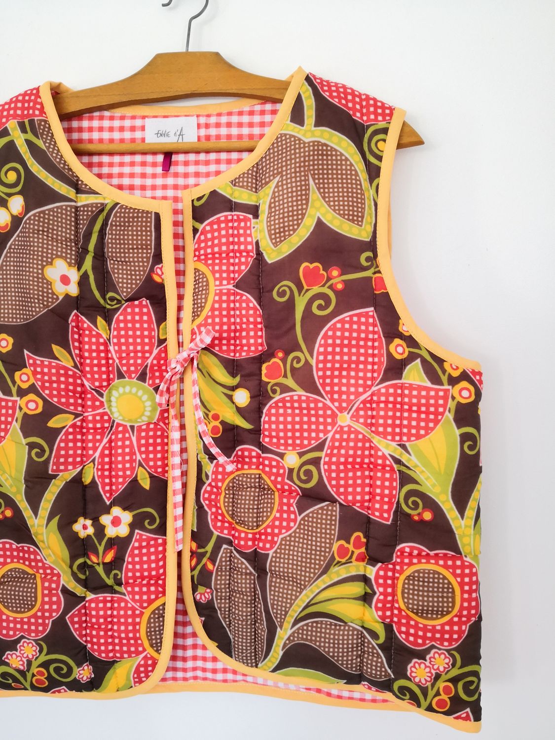 Gilet  sans manche duvet vintage