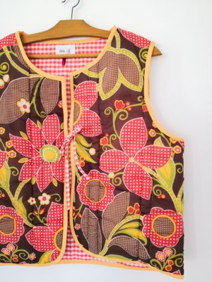 Gilet  sans manche duvet vintage