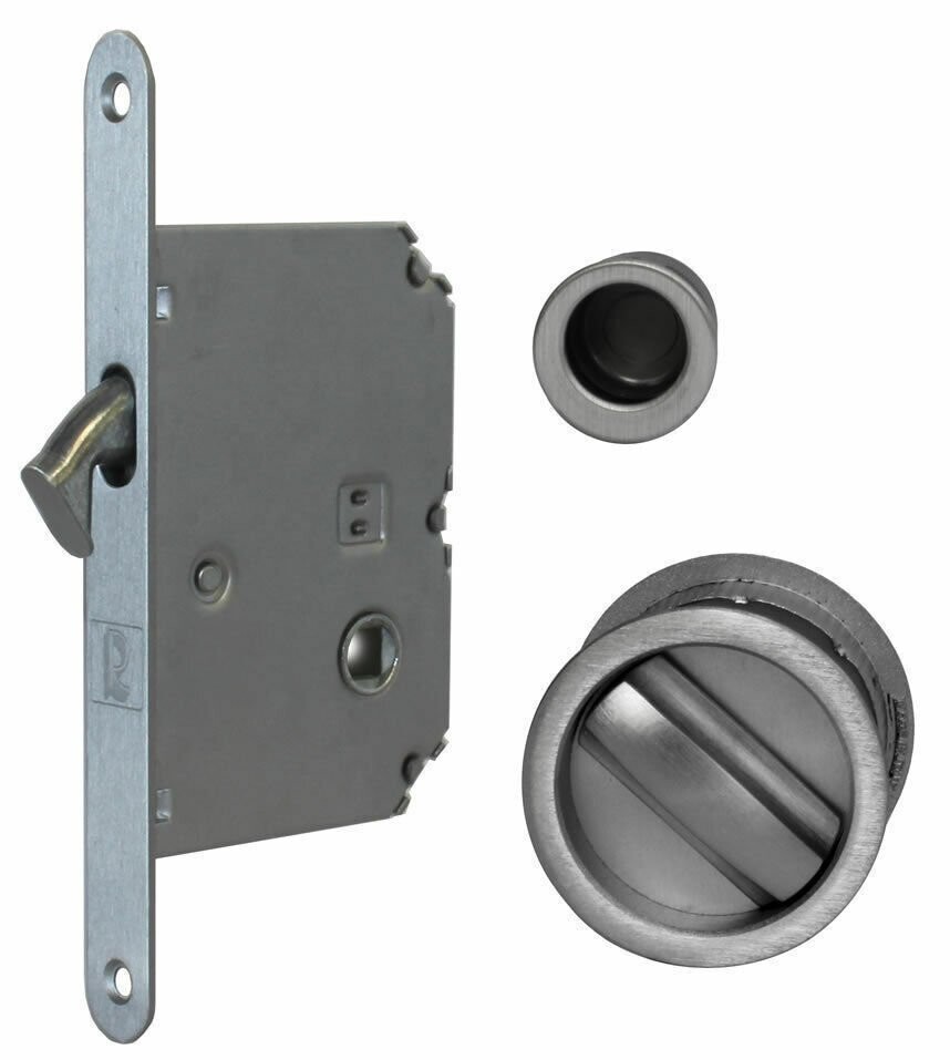 JV825 Sliding Pocket door bathroom lock set