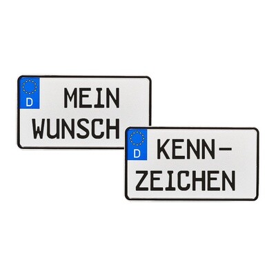 Leichtkraftrad Kennzeichen