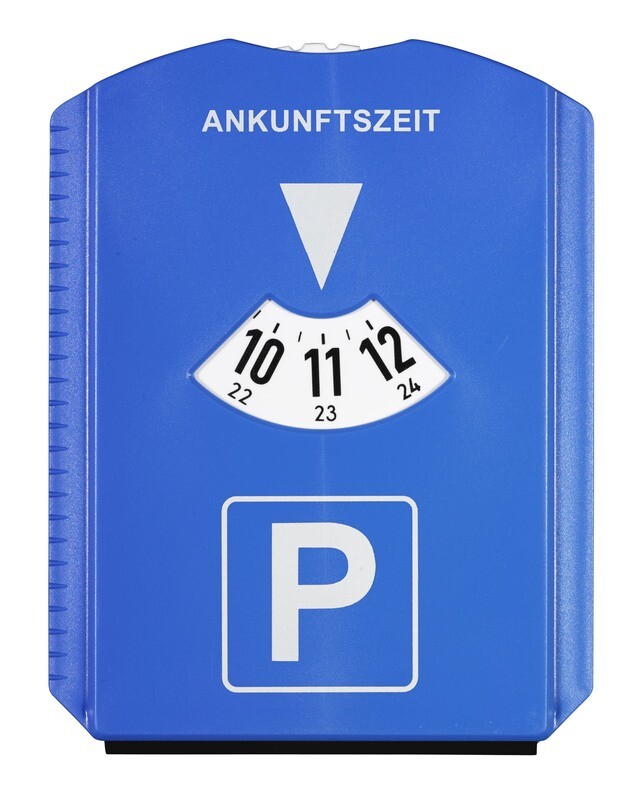 Parkscheibe mit Eiskratzer