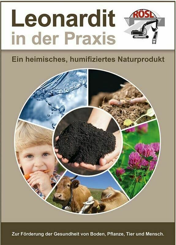 Kostenfreies e-book, PDF-Dokument zum Leonardit, Bodenhilfsstoff tiefe Wurzelbildung und bis zu 50% Huminstoff haltig, netto 0,00€