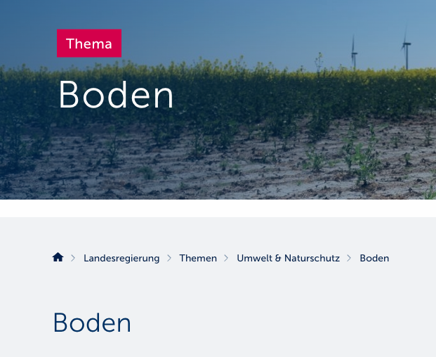 Bodenzustandserfassung landwirtschaftlich genutzter Böden