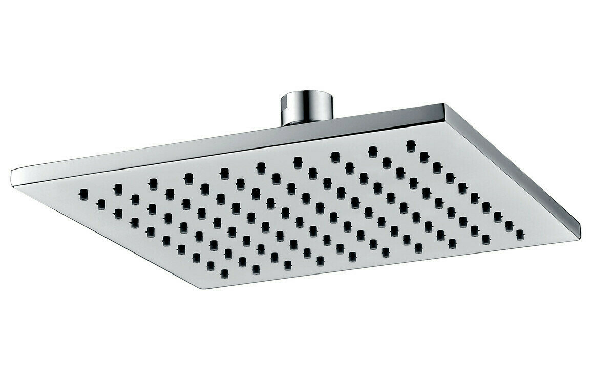 200mm Square ABS Showerhead - Chrome