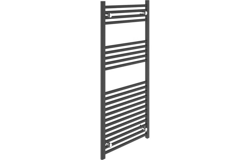 22mm Straight Towel Warmer 500x1200mm - Anthracite