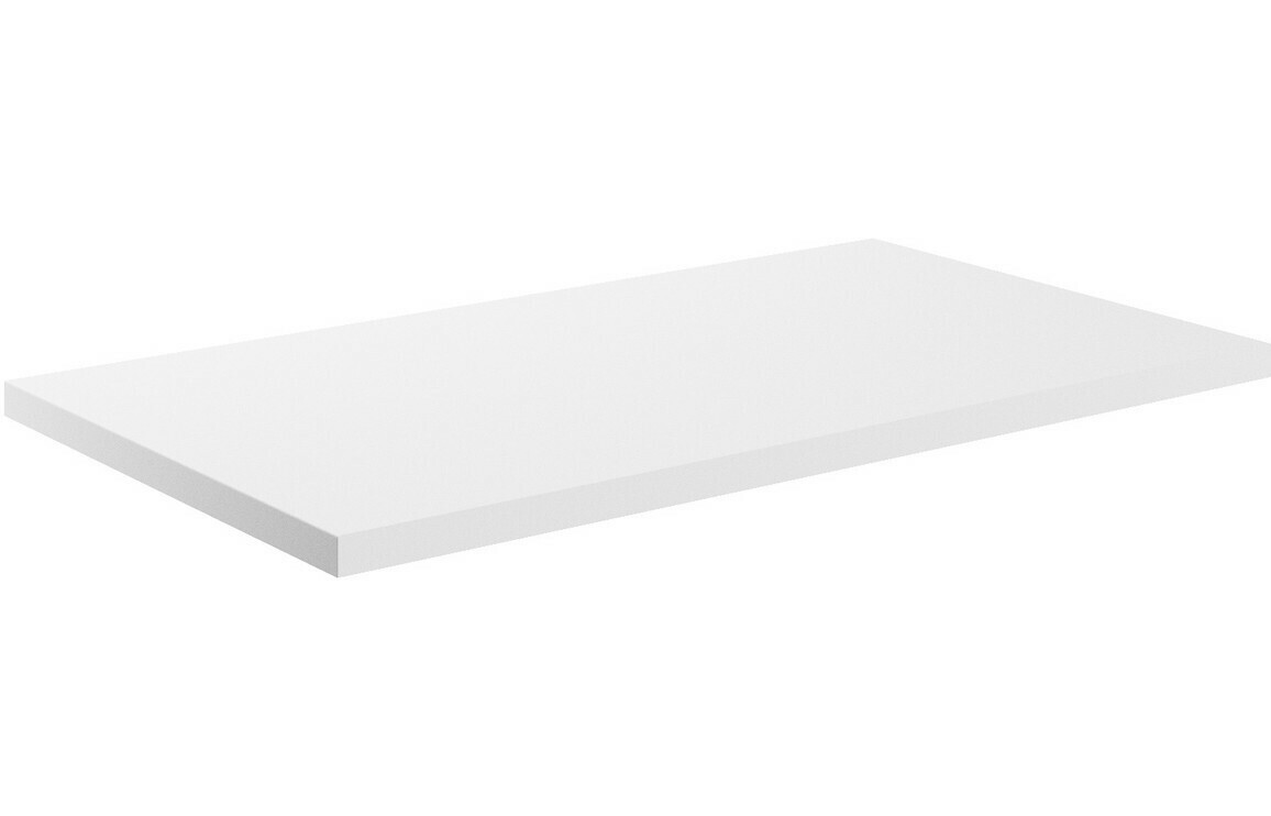 Morina 800x460x25mm Laminate Worktop - White Gloss