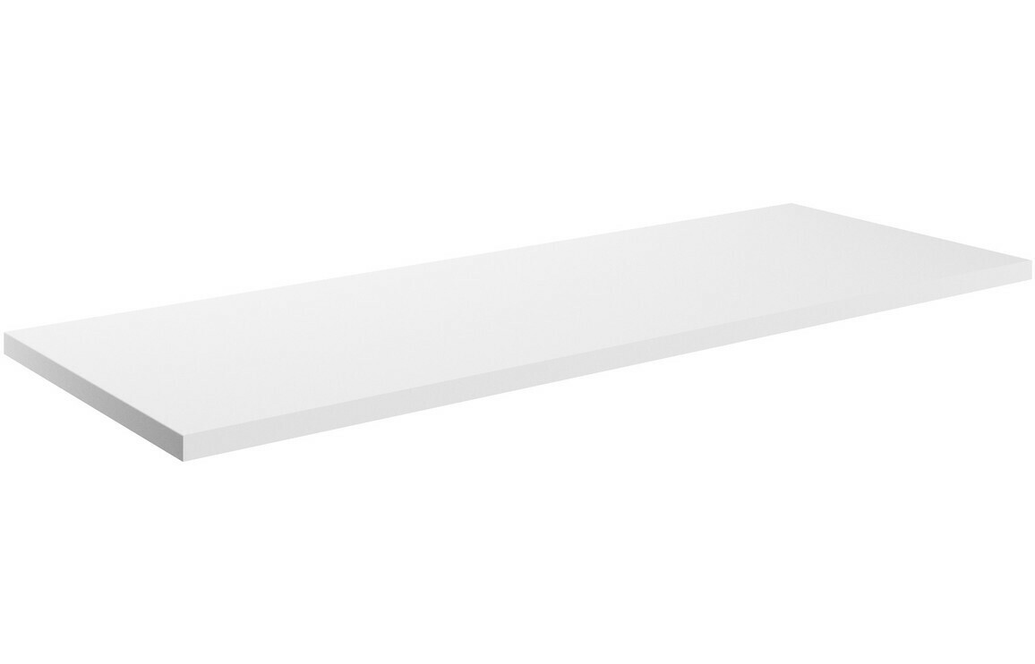 Morina 1200x460x25mm Laminate Worktop - White Gloss