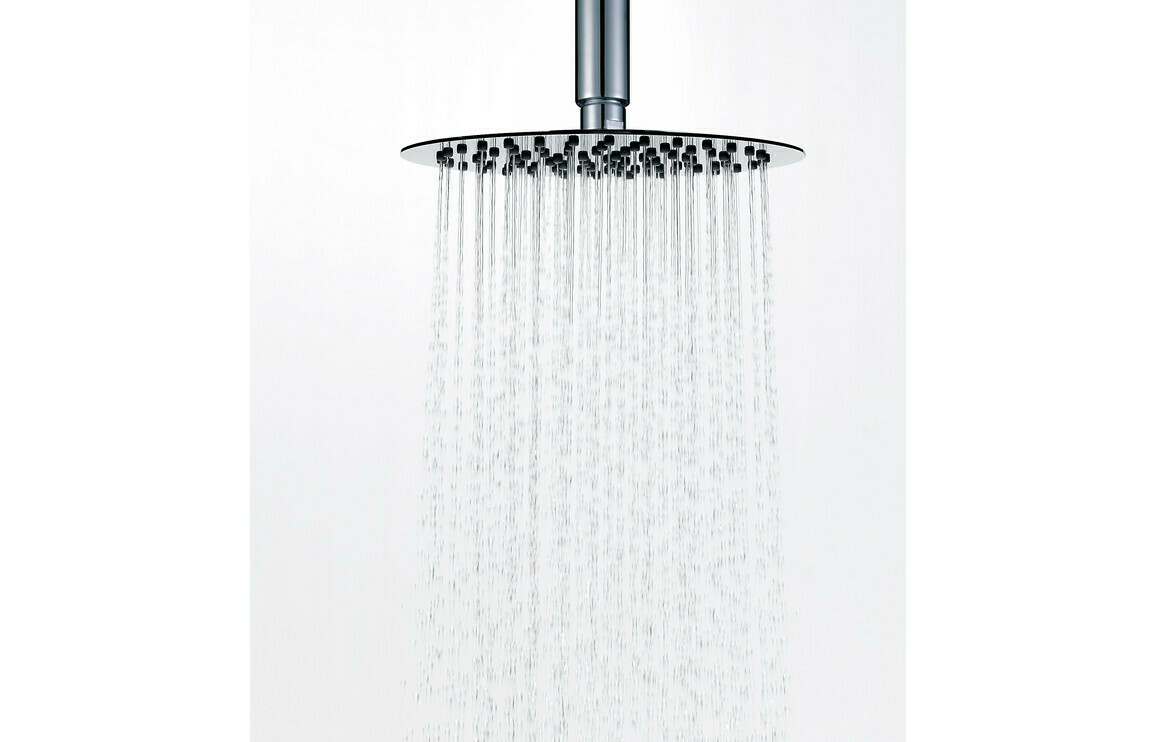 200mm Ultraslim Round Showerhead - St/Steel