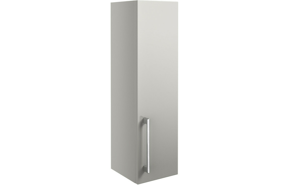 Alba 200mm Wall Unit - Light Grey Gloss