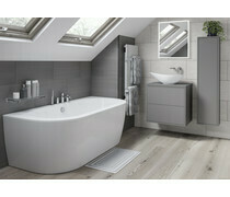 Ikon 508x917mm Towel Rail - White
