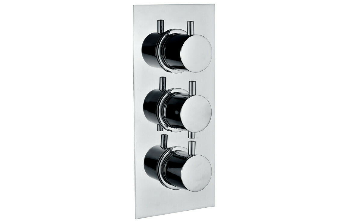 Circa Thermostatic Triple Shower Valve - Three Outlet