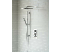 Kuba Thermostatic Triple Shower Valve - Two Outlet