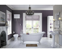 Sherbourne C/C WC &amp; Benita Grey Ash Soft Close Seat