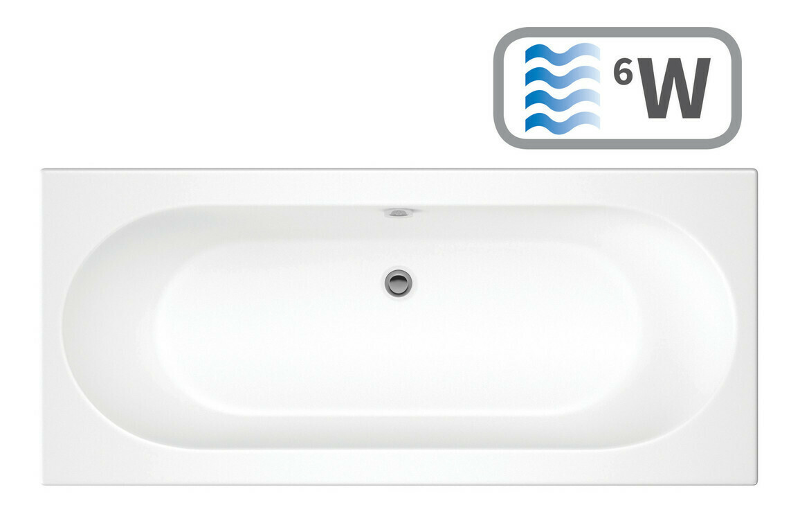 Cascade Double End 1700x750 0TH Bath &amp; Whirlpool System