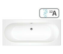 Cascade SUPERCAST Double End 1700x750 0TH Bath &amp; Airspa System