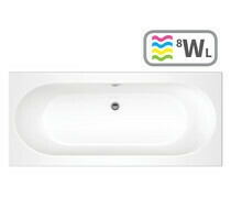 Cascade SUPERCAST Double End 1700x750 0TH Bath & Whirlpool System w/LED
