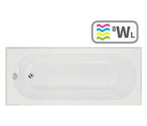Cascade SUPERCAST Single End 1700x750 0TH Bath & Whirlpool System w/LED