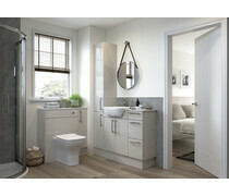 Alba 200mm Slim Base Unit - Light Grey Gloss