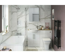 Alba 500mm Slim WC Unit - White Gloss