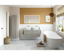 Morina 800x460x25mm Laminate Worktop - Elm Grey
