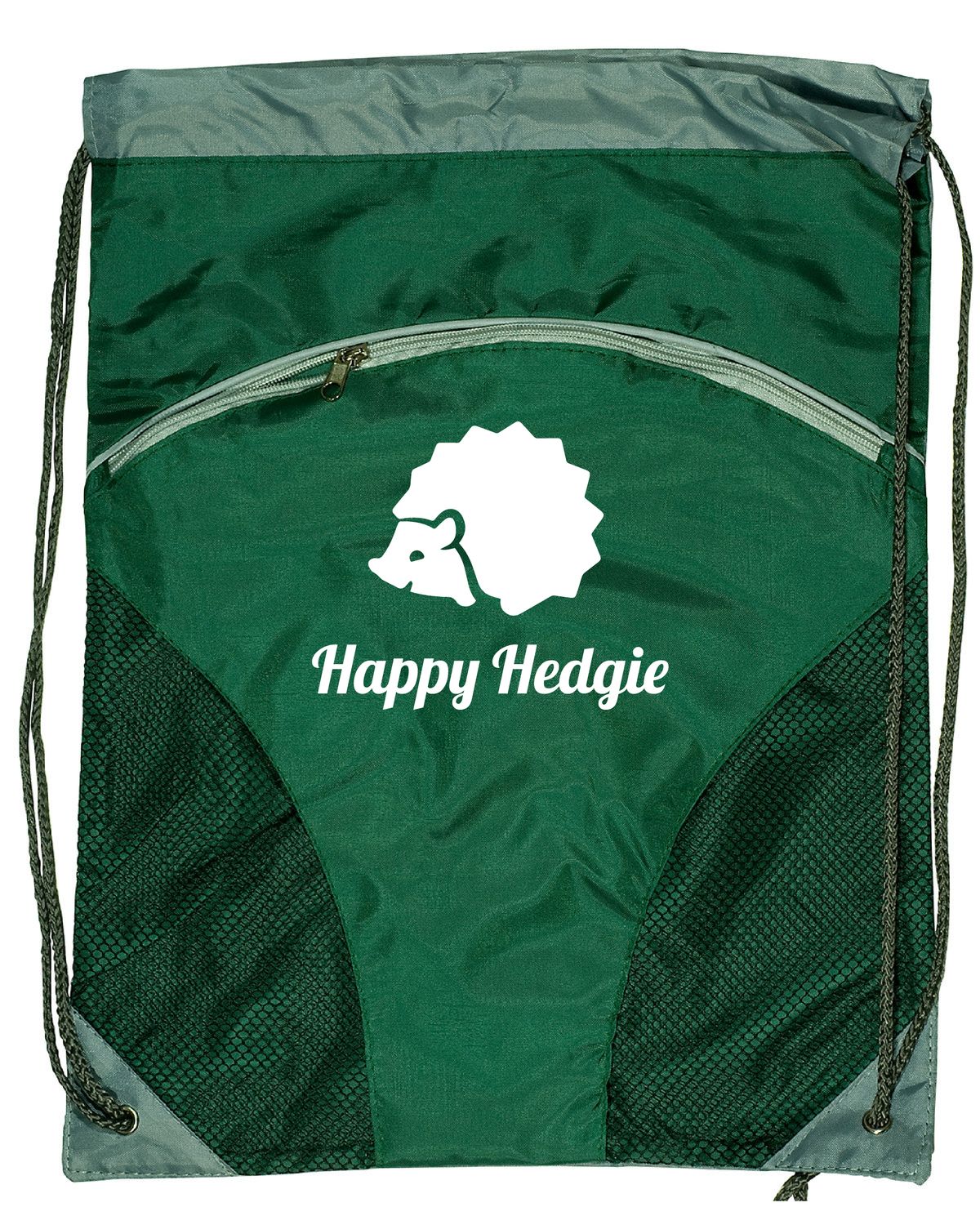 Happy Hedgie Drawstring Bag