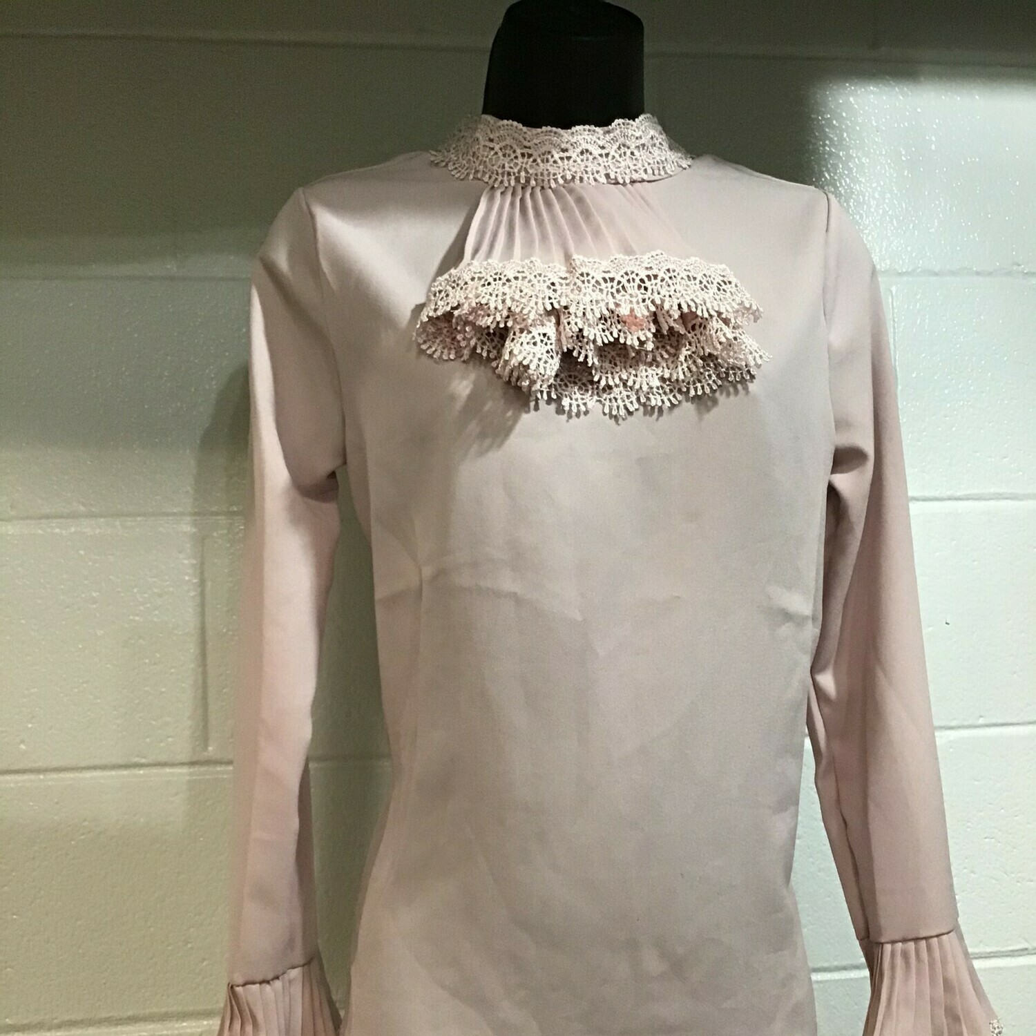 Pink Ruffle Top Blouse