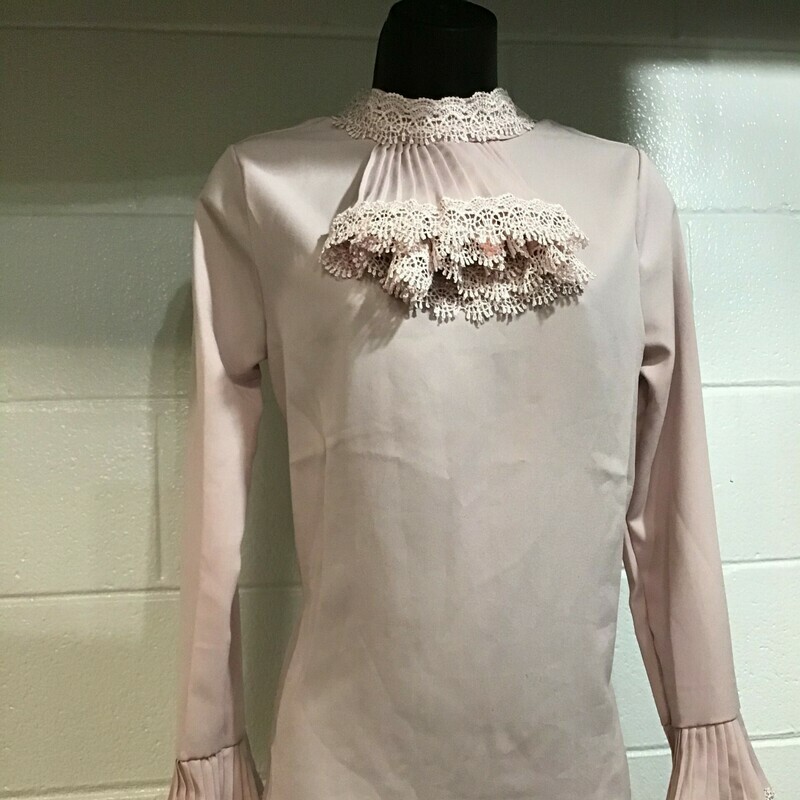 Pink Ruffle Top Blouse