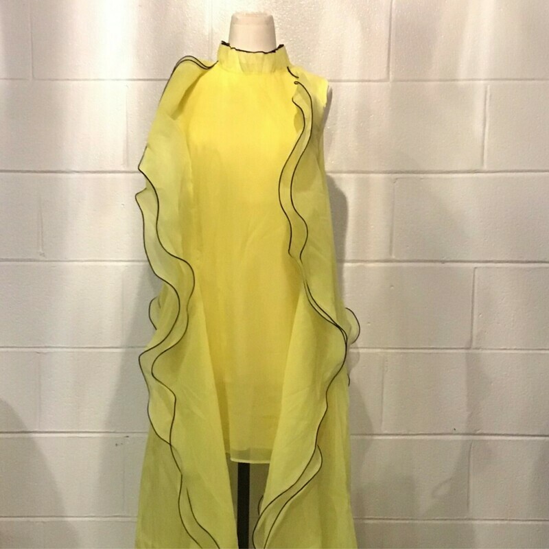 Ruffle Yellow Dress